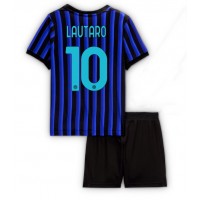 Inter Milan Lautaro Martinez #10 Replika babykläder Hemmaställ Barn 2025-26 Kortärmad (+ korta byxor)